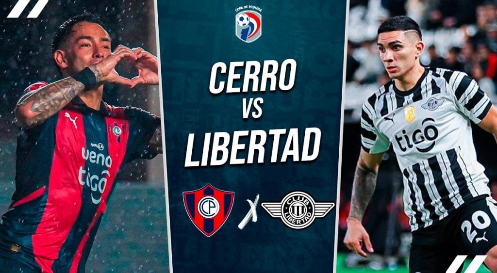 Cerro Porteño vs. Libertad EN VIVO vía Tigo Sports por el Torneo Clausura 2025