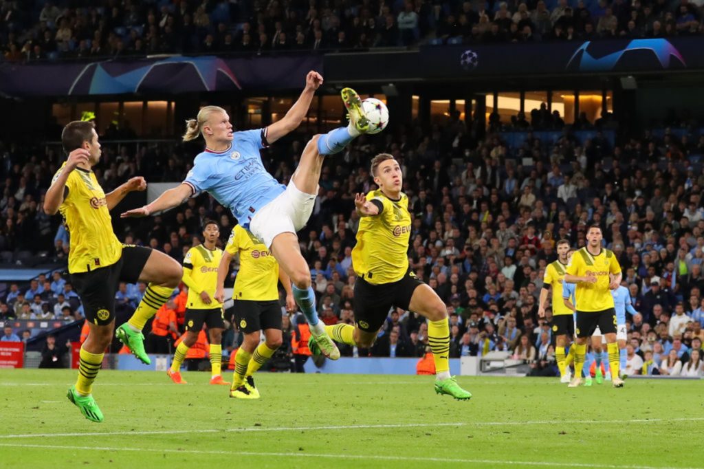 Haaland pode chegar a 350 gols mais jovem que Messi e Mbappé, e contra sua ex-equipe