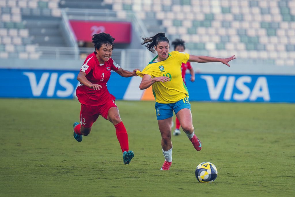 Brasil cai para a Coreia do Norte e adia o sonho da final inédita no Mundial Sub-17 Feminino