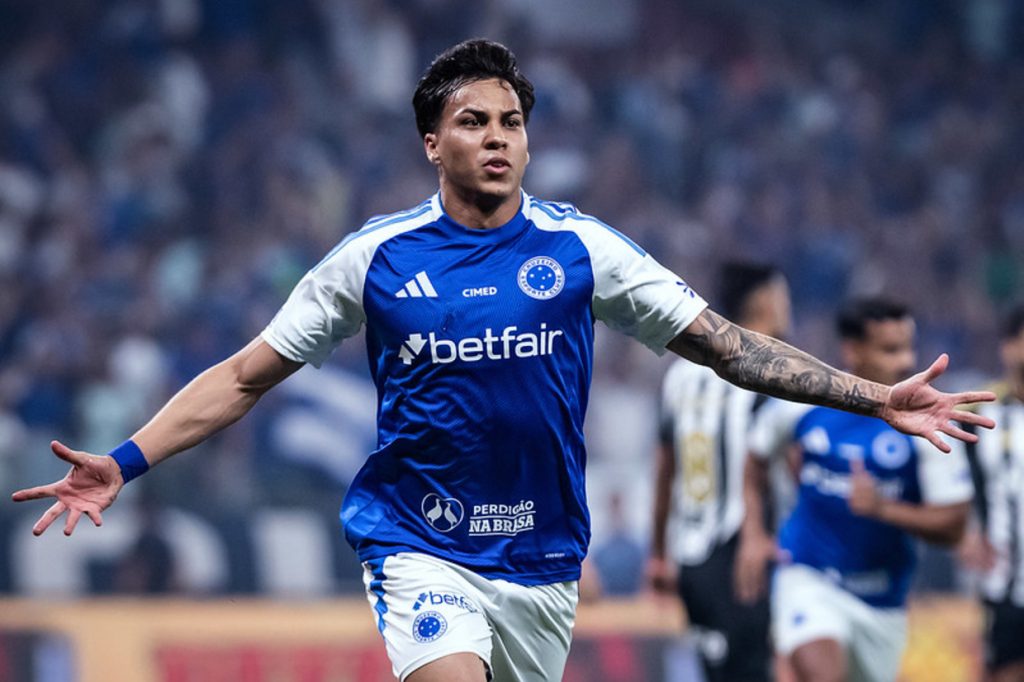 Artilheiro do Brasil: Líder em gols no Brasileirão, Kaio Jorge assume ponta também de goleadores de 2025