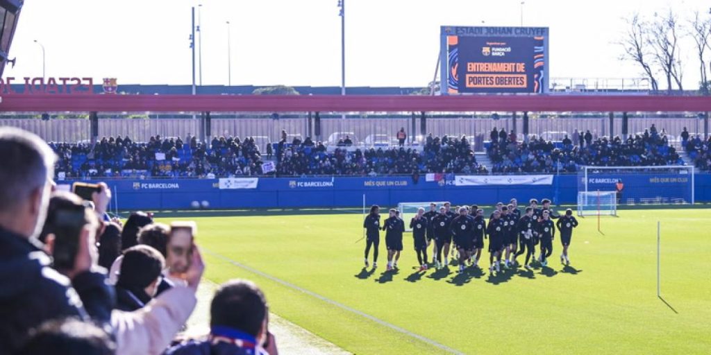 Entrenamientos abiertos del Barça masculino y femenino en Navidad