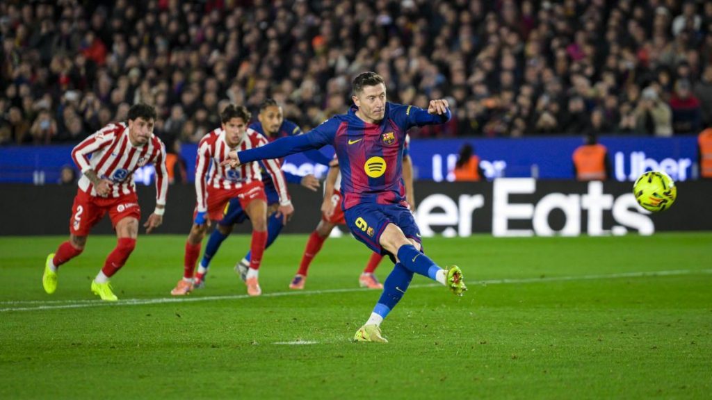 Lewandowski ha fallado 5 de sus 18 penaltis con el Barça