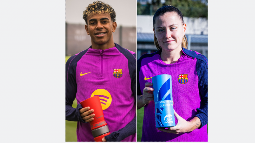 Claudia Pina, como Lamine Yamal: MVP de la Liga F en noviembre