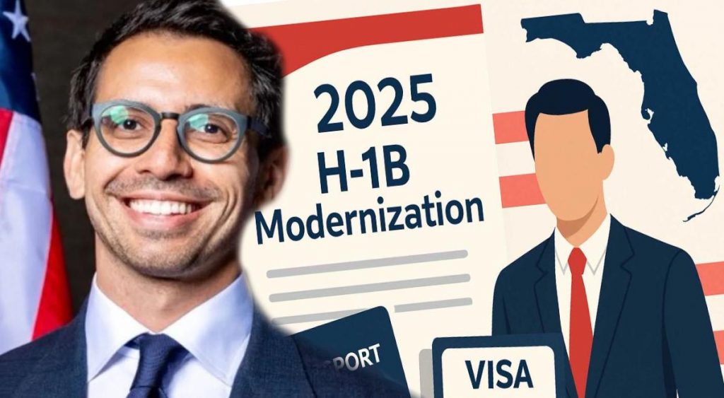 Tiene origen inmigrante y va a eliminar la Visa H-1B: ¿Quién es James Fishback, candidato a gobernador de Florida?