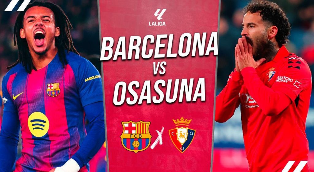 Barcelona vs Osasuna EN VIVO y EN DIRECTO: a qué hora juega, canal y alineaciones del partido por LaLiga