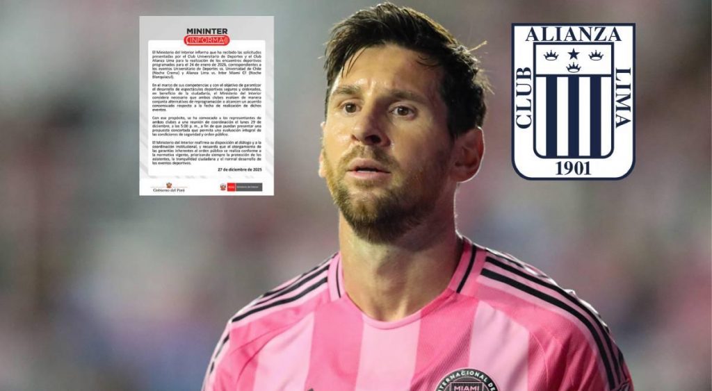 Tras pedido del Ministerio del Interior, Inter Miami confirmó partido en el Estadio Monumental