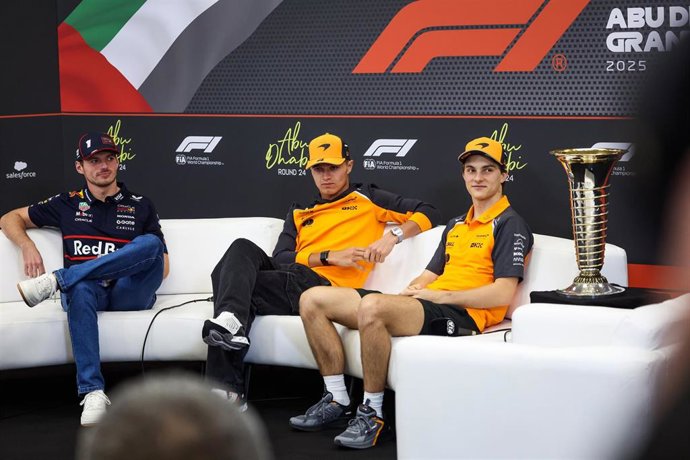 Norris, Verstappen y Piastri desean la corona en Yas Marina
