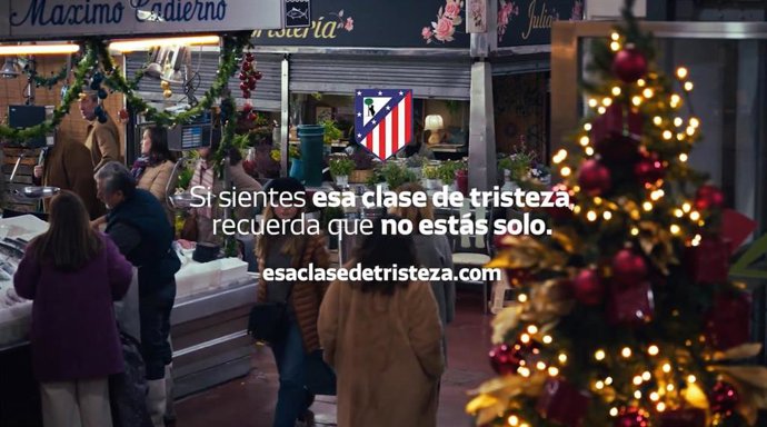 El Atlético de Madrid pone el foco de su tradicional mensaje navideño en la salud mental
