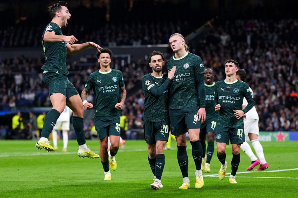 City vira sobre o Real no Bernabéu e pula para o G8 da Liga dos Campeões