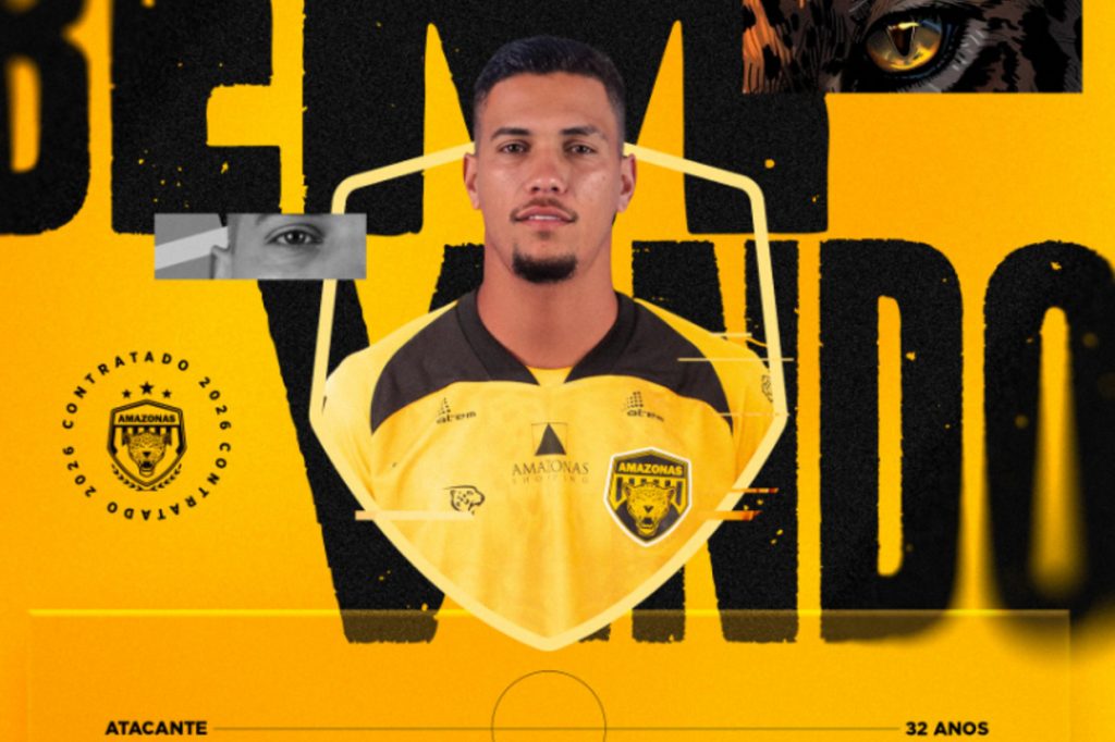 Ex-Paysandu, Vinícius Leite volta ao futebol do Norte para reforçar o Amazonas