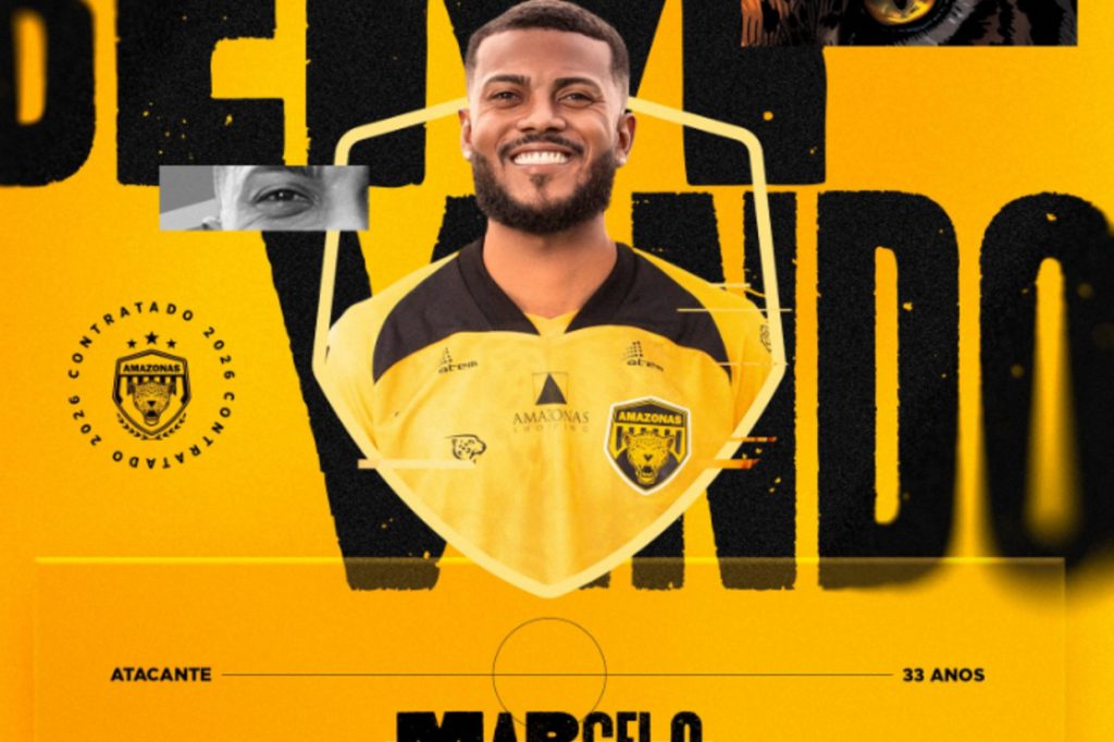 Ex-CAP e Fla, Marcelo Cirino reforça o Amazonas