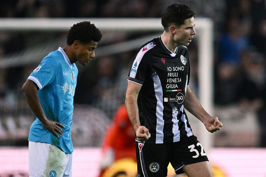 Udinese vence em casa e atrapalha o Napoli na disputa da liderança