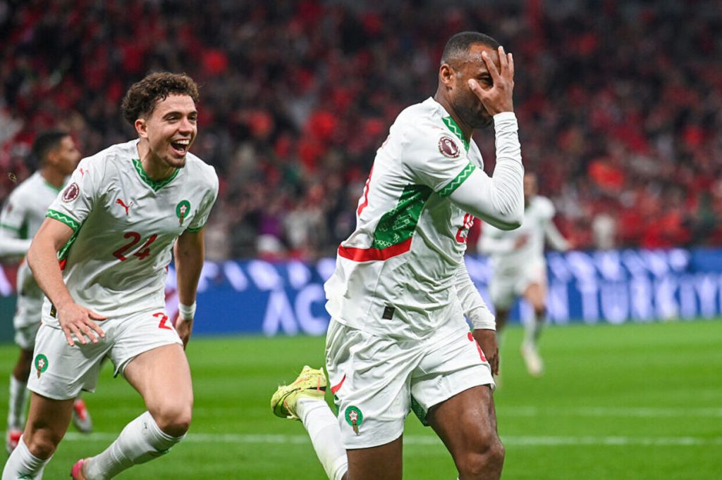 Com novo gol de bicicleta, Marrocos confirma vaga com liderança no grupo A da CAN