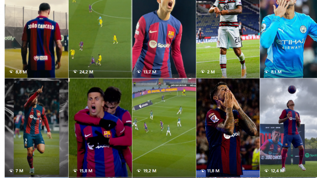 El Cancelo más culé: su inacabable colección de guiños