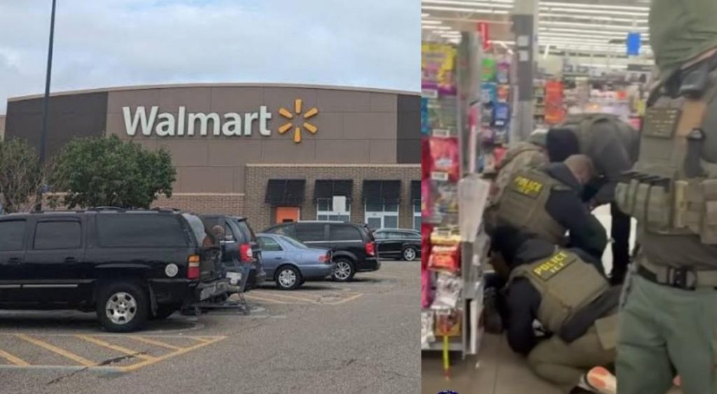 CUIDADO, inmigrantes en Walmart de Maple Grove: 6 agentes de ICE arrestan a un sujeto mientras hacía compras