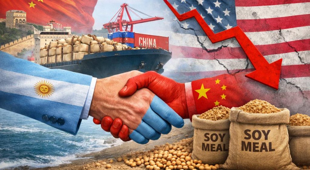 Golpe al mercado global: China desplaza a EE. UU. y concreta compra histórica de 30.000 toneladas de harina de soja en América Latina