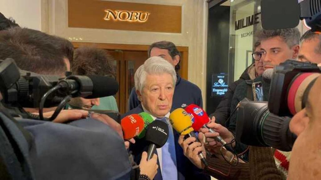 Cerezo: «¿Mateu y Simeone? Yo les veo bien, no se arañan, es una buena relación»