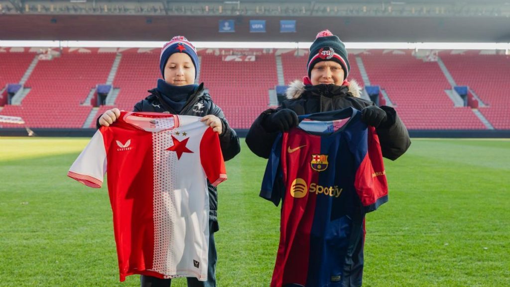 Barça y Slavia, unidos contra el cáncer