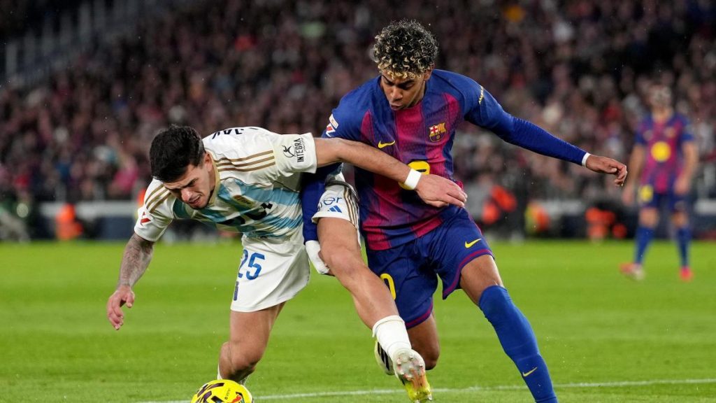 Golazo para la historia de Lamine Yamal y tres puntos al saco