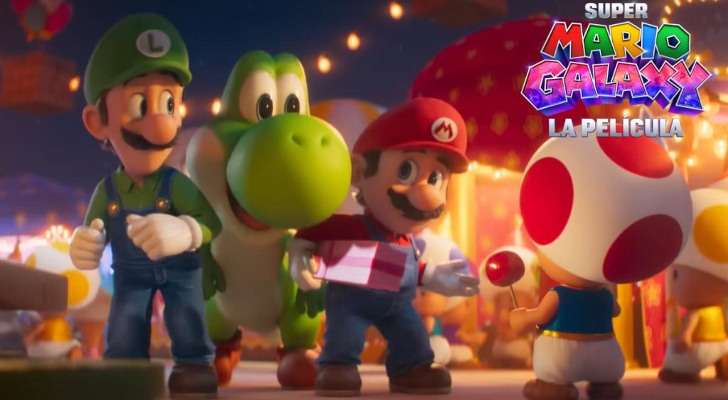 ‘Super Mario Galaxy: La película’: primer adelanto muestra a Yoshi y las nuevas aventuras de los Hermanos Mario
