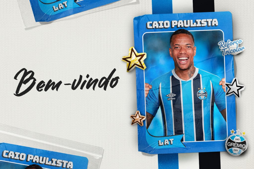 Grêmio oficializa chegada de Caio Paulista
