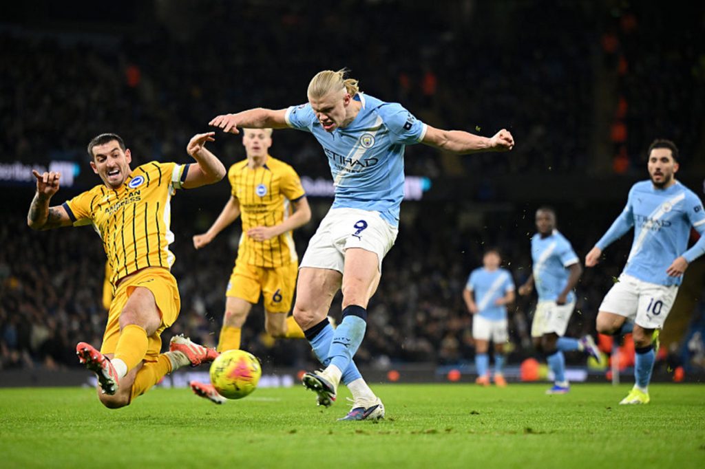 City cede empate ao Brighton e abre caminho para o Arsenal no Inglês