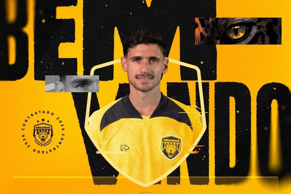 Uruguaio veterano reforça o meio do Amazonas