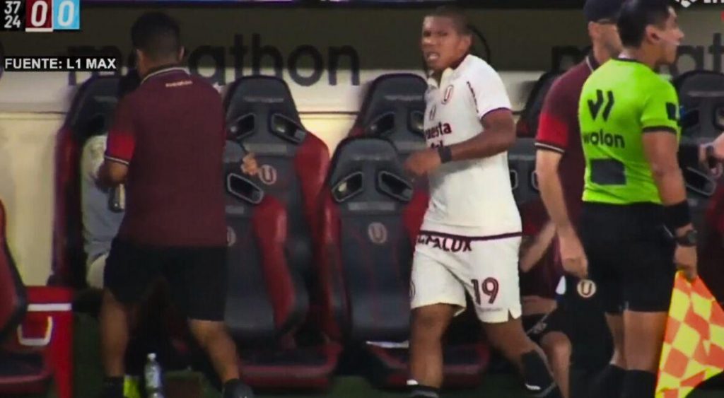Edison Flores salió del Universitario vs ADT y se fue directo al vestuario: ¿qué lesión sufrió?