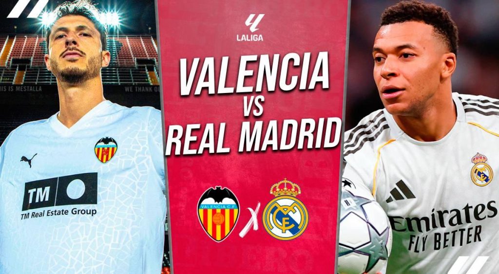 Real Madrid vs. Valencia EN VIVO ONLINE GRATIS: transmisión del partido