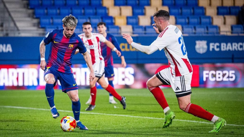 0-0: el Barça Atlètic, sin gol y sin Dani Rodríguez