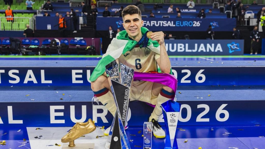 La consagración de Antonio, uno de los cinco oros del Barça de fútbol sala