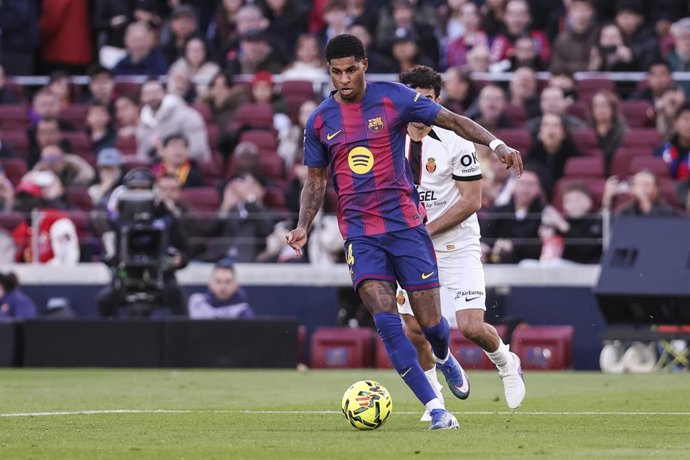 Rashford, baja por precaución ante el Atlético por molestias en la rodilla
