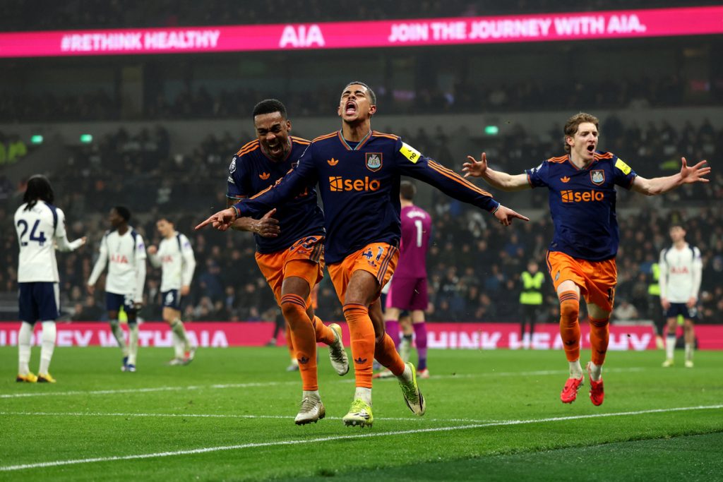 Tottenham perde em casa para Newcastle e fica mais perto da zona de rebaixamento