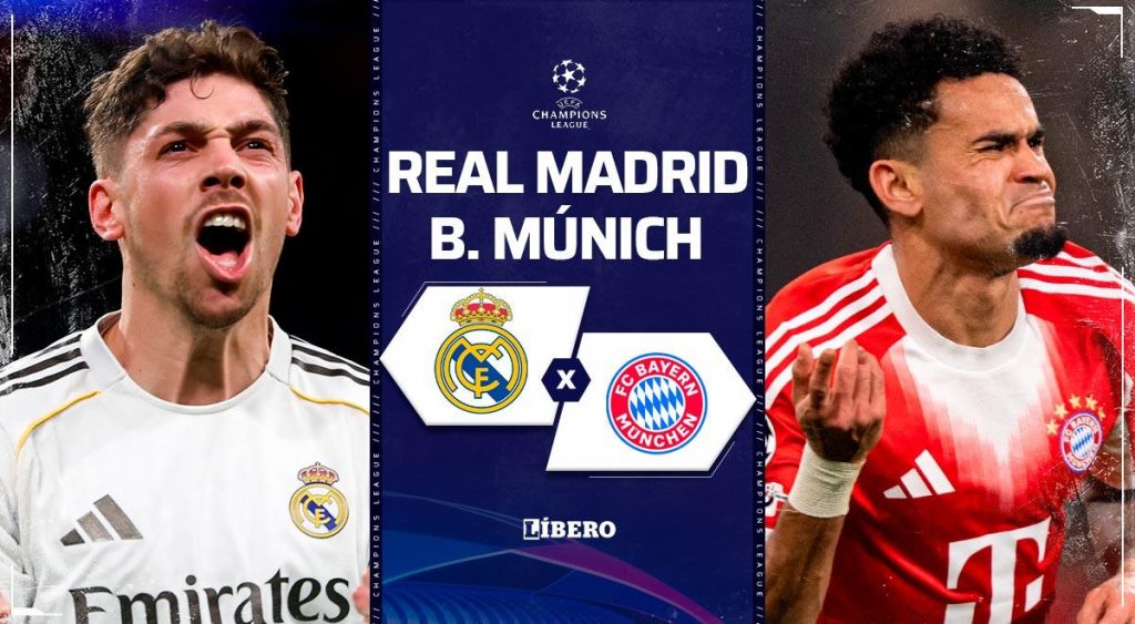 Real Madrid vs. Bayern Múnich EN VIVO y EN DIRECTO: transmisión del partido