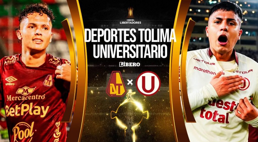 Universitario vs. Deportes Tolima EN VIVO HOY: hora del partido, dónde ver y pronóstico