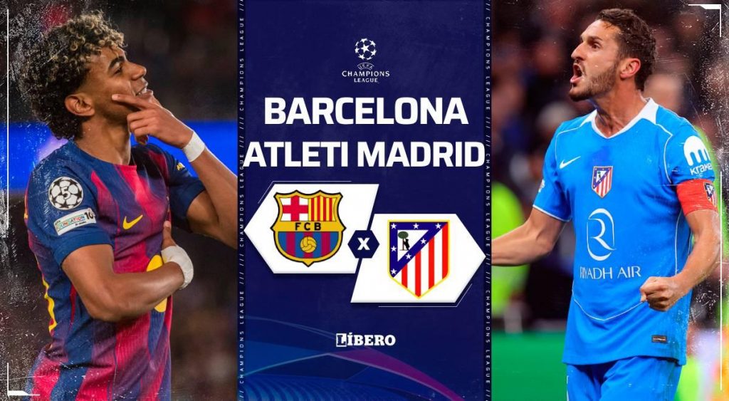 Barcelona vs Atlético Madrid EN VIVO: hora, canal de TV y alineaciones por la Champions League