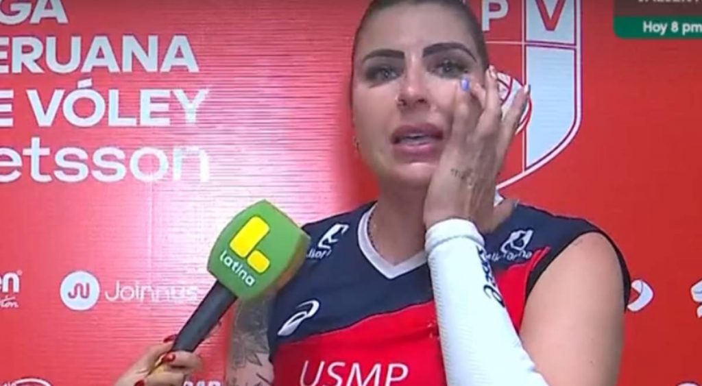 Fernanda Tomé rompió en llanto tras clasificar a la final de la Liga Peruana de Vóley: «Esto es mi vida»