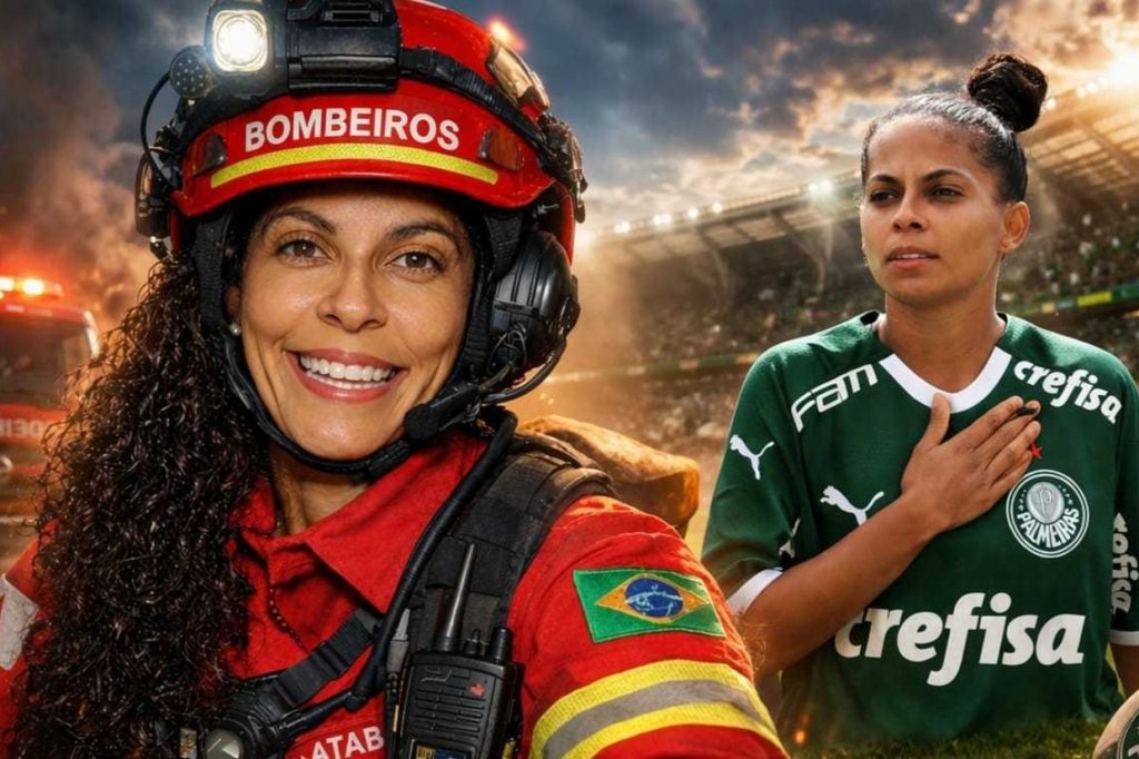 A história da atacante ex-Palmeiras que virou bombeira e estuda para ‘cuidar’ do futebol feminino