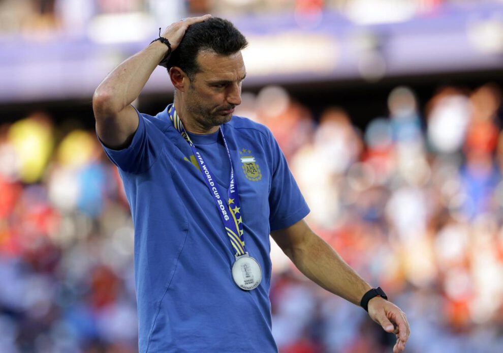 Lionel Scaloni expresa tristeza tras la derrota ante España