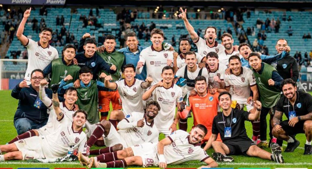 Bolívar vence a Gremio y consolida su pase a los octavos de final de la Copa Sudamericana